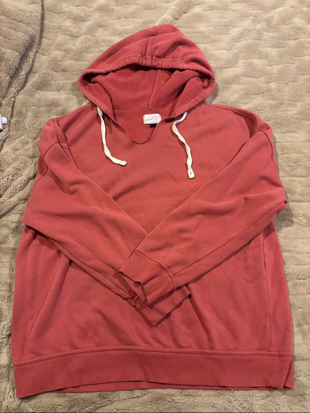 Universal Thread Women's Washed Coral Pullover Hoodie